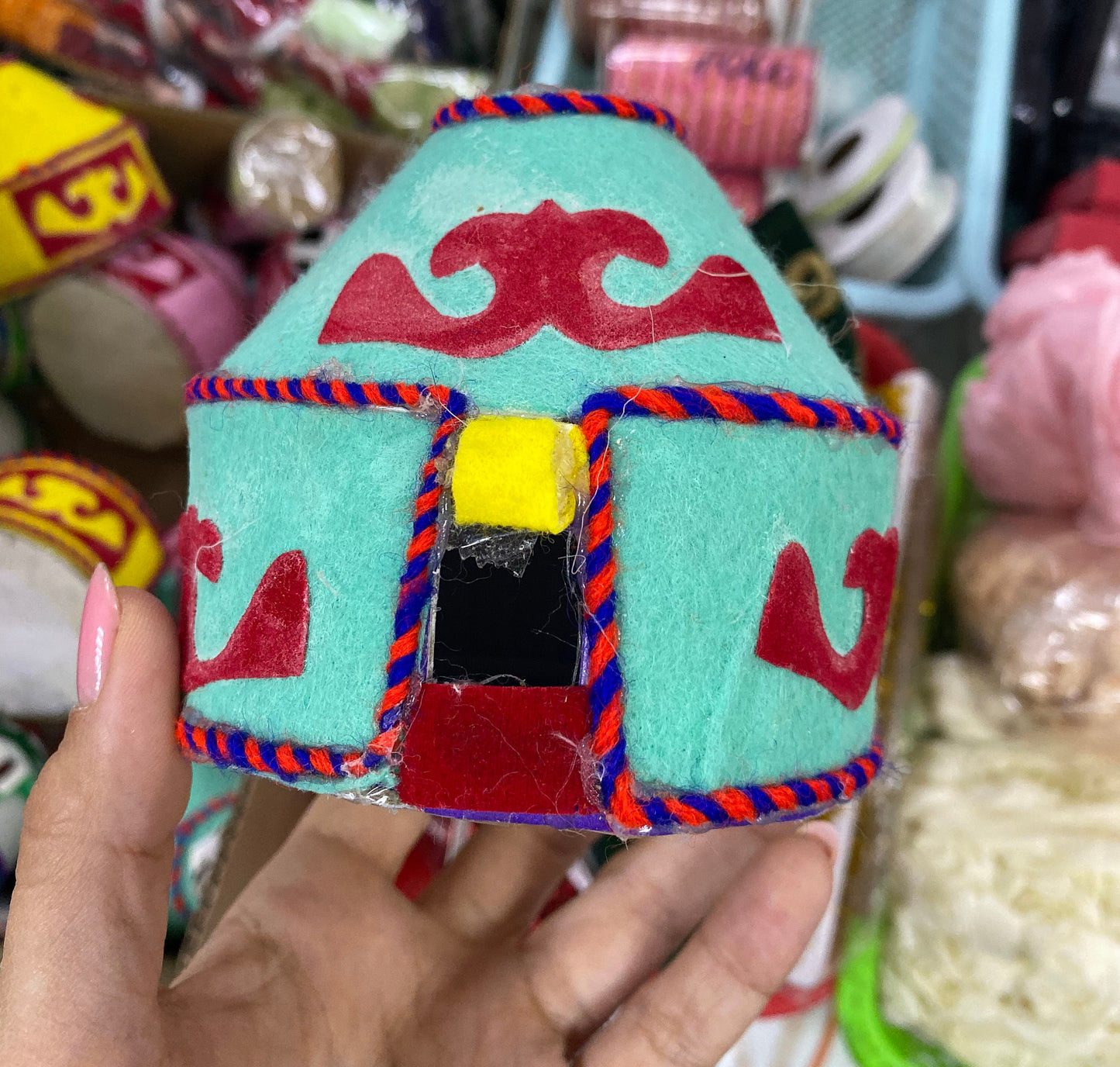 Felt Mongolian Kazakh Yurt Ger Felt with ornament