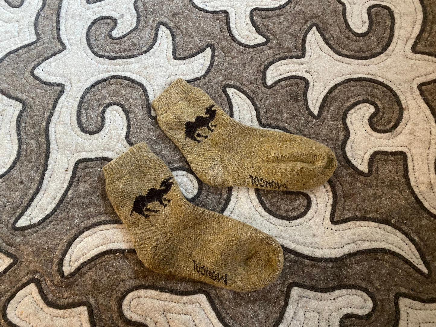 Mongolian Adults super warm camel socks