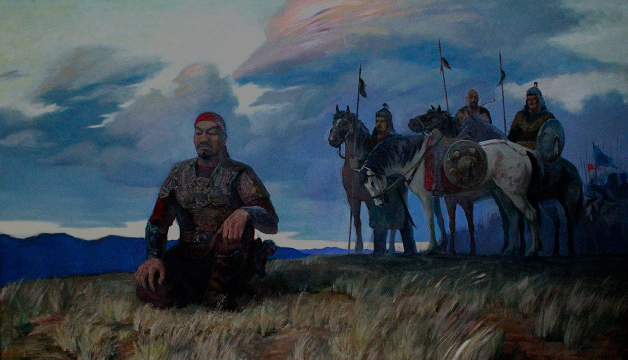 art painting kazakhstan central asia