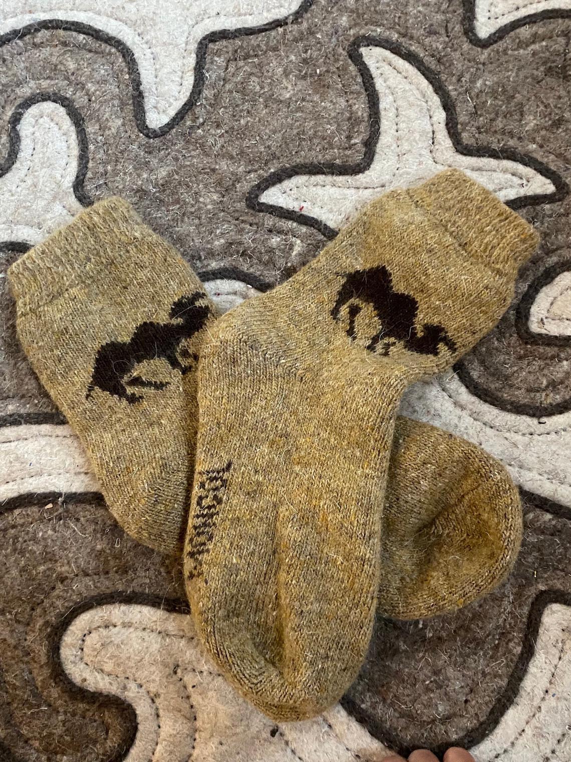 Mongolian Adults super warm camel socks