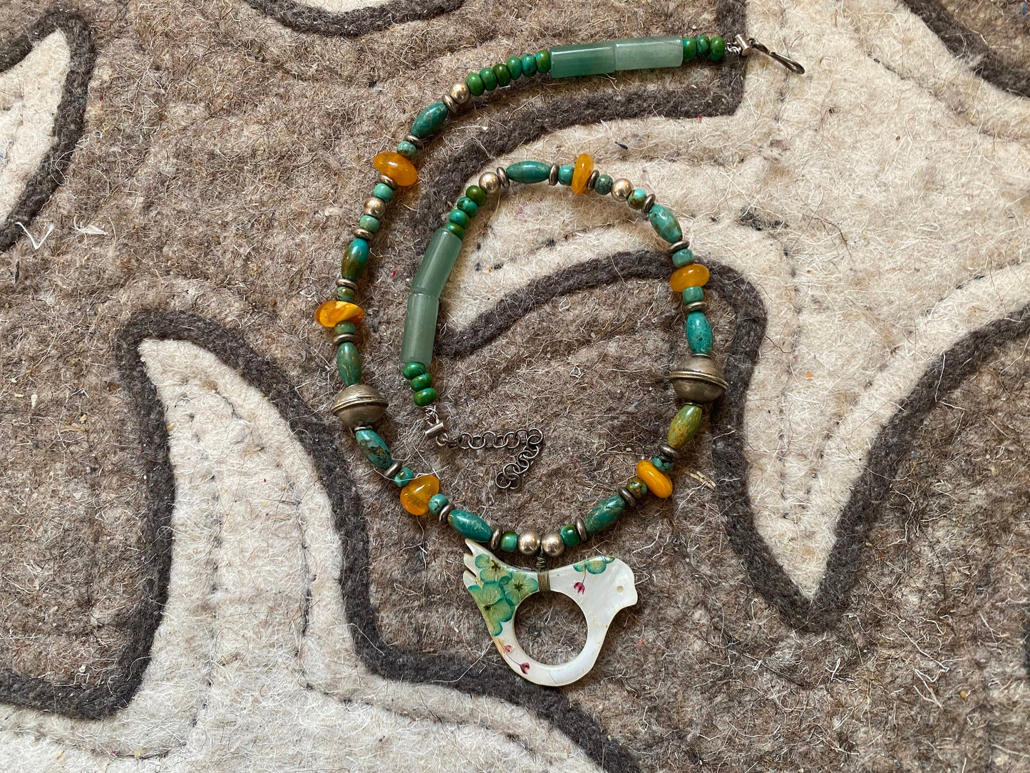 Amazing Necklace with jade