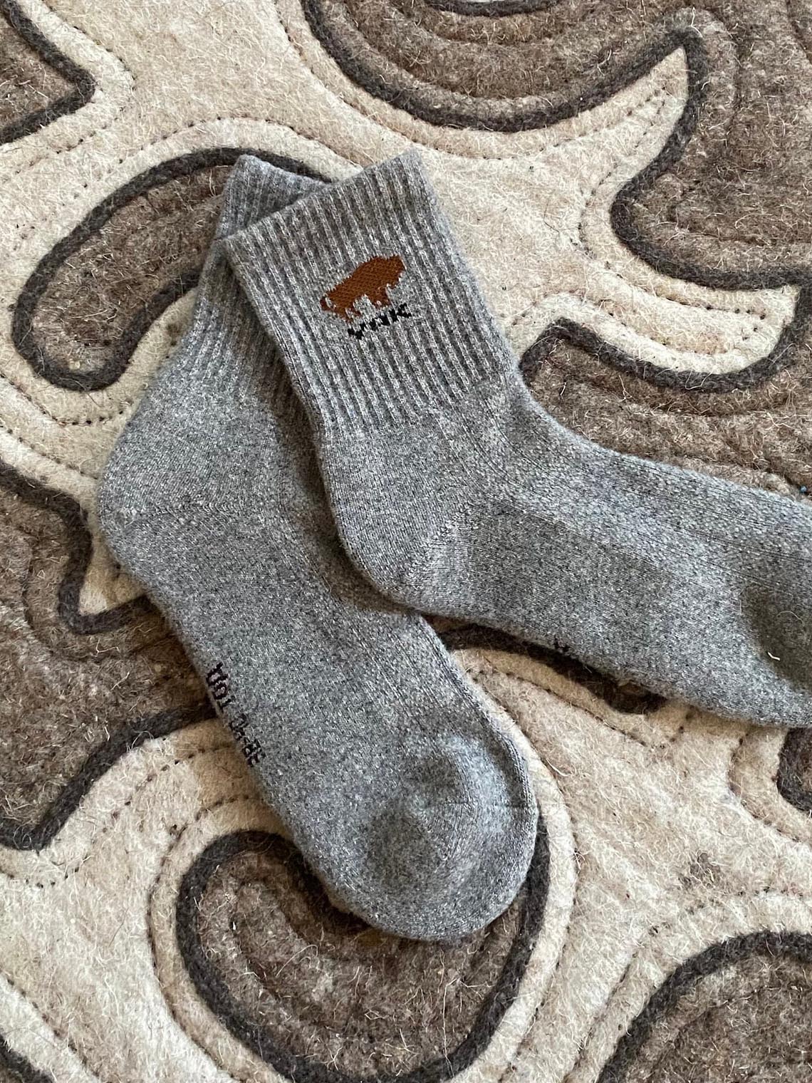 Mongolian Kazakh 100% Yak socks